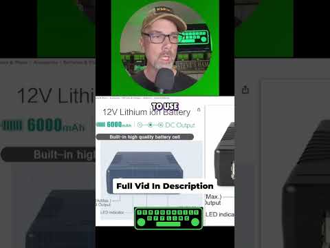 TalentCell Power Review: Baofeng & HF QRP Radio Setup #shorts