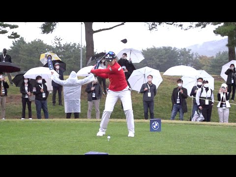 ‘절치부심’ 박현경의 슈퍼슬로모션 드라이버 샷