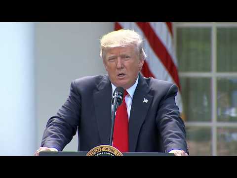 President Trump withdraws US from Paris climate change agreement (full remarks)