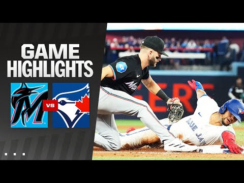 Marlins vs. Blue Jays Game Highlights (9/27/24) | MLB Highlights