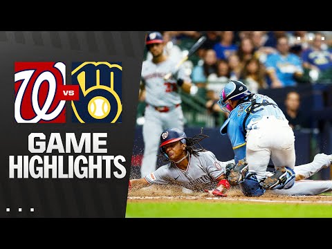 Nationals vs. Brewers Game Highlights (7/11/25) | MLB Highlights