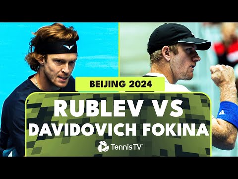 Andrey Rublev Takes On Alejandro Davidovich Fokina | Beijing 2024 Highlights