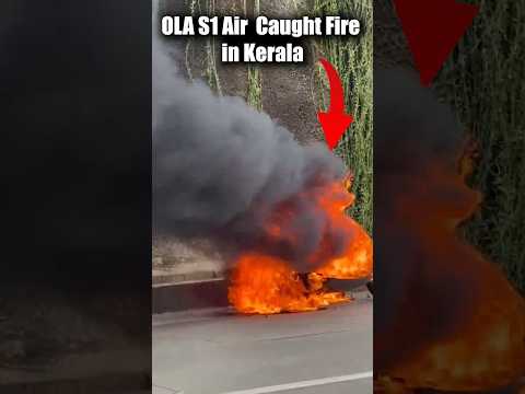 🔥Fire in OLA Electric Scooter #olaelectricscooter #olas1air #shorts