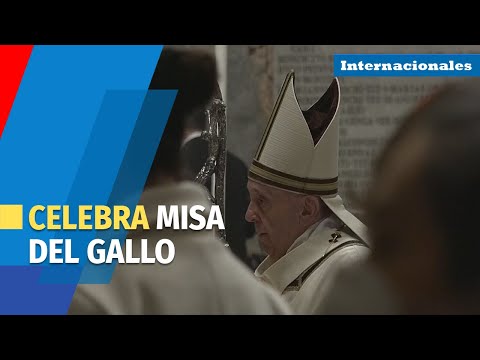 Papa celebra la Misa del Gallo más solitaria por la pandemia