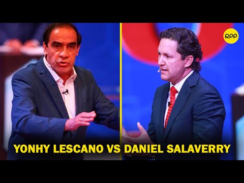 Debate presidencial del JNE: Yonhy Lescano y Daniel Salaverry debaten sobre la educación