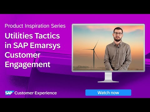 Utilities Tactics in SAP Emarsys Customer Engagement + DEMOS