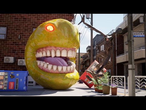 Pac-Man and Siren Head in the city [Short Film]