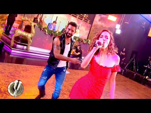 Agustín Sierra e Inbal Comedi cantaron sin documentos ante la mirada de Marta