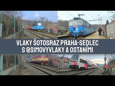 Vlaky šotosraz Praha-Sedlec 11.2.2023 s @simovyvlaky