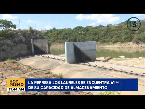 La represa Los Laureles se encuentra 61% de su capacidad de almacenamiento