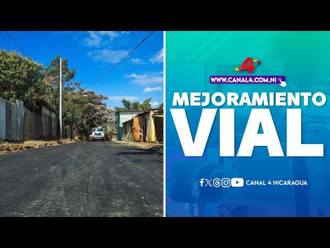 Alcaldía de Managua supervisa avances del mejoramiento vial en barrio Tierra Prometida