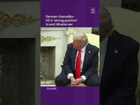 German chancellor: US in 'strong position' to end Ukraine war
