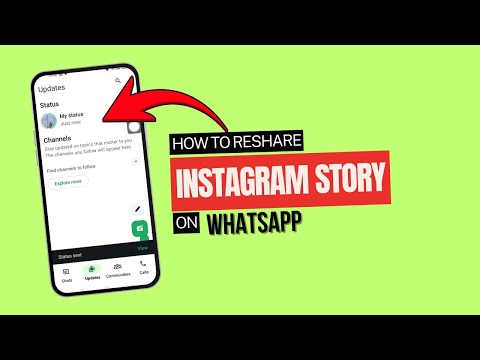 How to reshare Instagram story on WhatsApp?