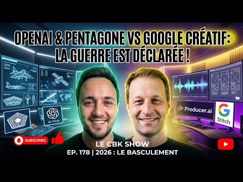 OpenAI x Pentagone : la fin de l'éthique ? (+ Google Stitch & Producer.ai déballés)