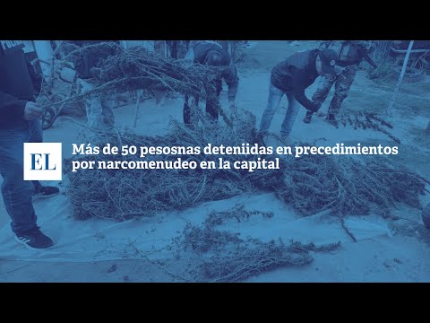 MÁS DE 50 PERSONAS DETENIDAS EN PROCEDIMIENTOS POR NARCOMENUDEO EN LA CAPITAL