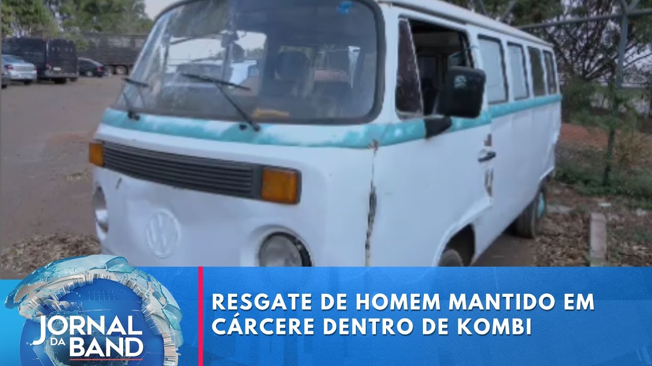Homem é resgatado após ser mantido em cárcere privado em uma Kombi | Jornal da Band