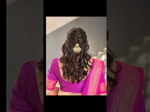 लांब केसांच्या सुंदर अशा हेअर स्टाईल @healthgurumarathi7066 #shortfeed #wedding#hairstyle #trend