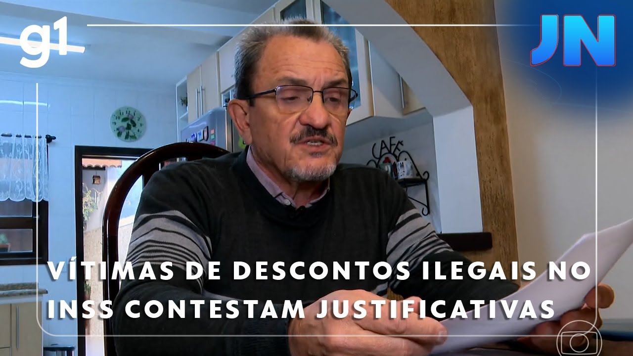 Jornal Nacional: Vítimas de descontos ilegais do INSS contestam justificativas de associações