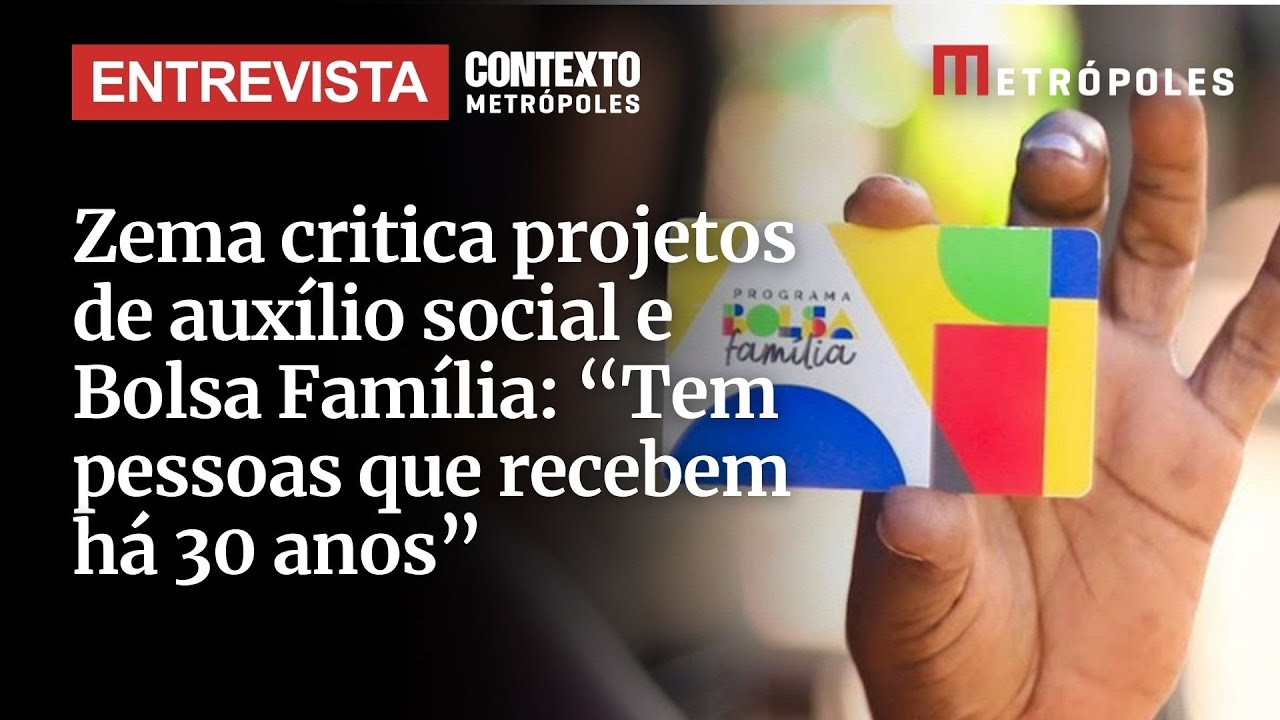 Zema critica projetos de auxílio social e Bolsa Família: “Tem pessoas que recebem há 30 anos”