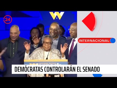 Demócratas aseguraron control del Senado en Georgia | 24 Horas TVN Chile