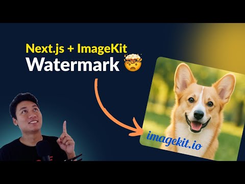 Watermark and overlay on Images and videos in Next.js using ImageKit