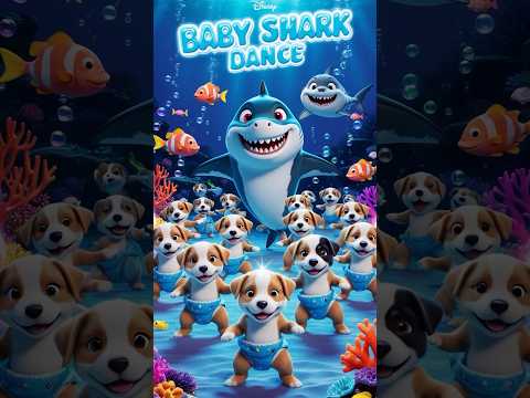 Puppy Shark Dance Party 🎉🐾🍼 | Too Cute to Miss! #animation #cartoon #dog