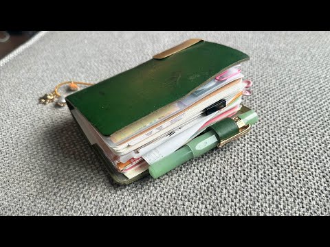 My Ultimate Pocket Traveler’s Notebook Setup | How EVERYTHING Fits!