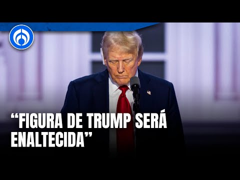 Donald Trump da mensaje de esperanza y fe en Dios