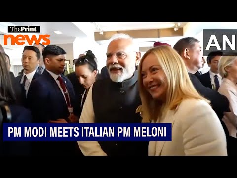PM Modi meets Italian PM Giorgia Meloni on the sidelines of G7 Summit in Canada