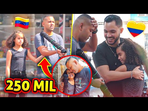 Le doy $250,000 a esta familia Venezolana en Colombia y REACCIONAN ASÍ