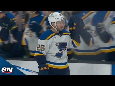 Blues Nathan Walker Wrists One Home From The Slot After Great No-Look Pass