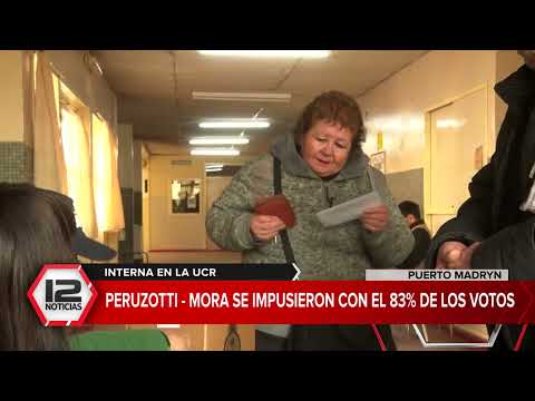 MADRYN | Interna Radical: Peruzotti - Mora se impusieron con el 83% de los votos