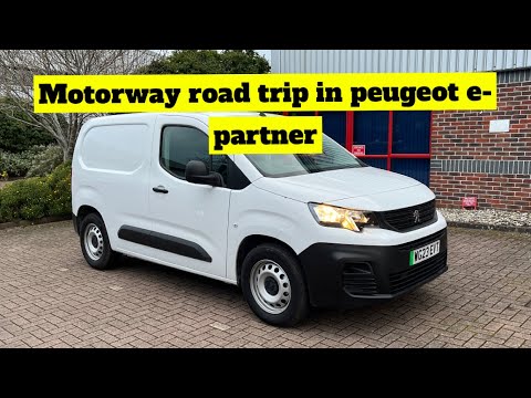 Peugeot e-partner motorway road trip! Range Test