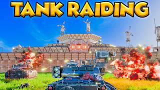 YouTube thumbnail for Max Mears's video titled 'We Made Tanks Raid Bases in Rust… It Was Chaos'