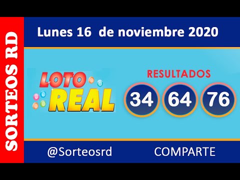 Loteria Real en VIVO / Lunes 16 de noviembre 2020