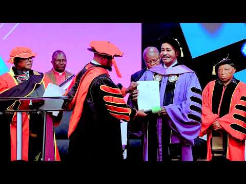 MHE. PROFESA GEORDAVIE AKIKABIDHIWA VYETI VYA UPROFESA - GeorDavie TV