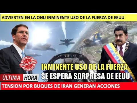 Maduro en alerta inminente uso de fuerza de EEUU