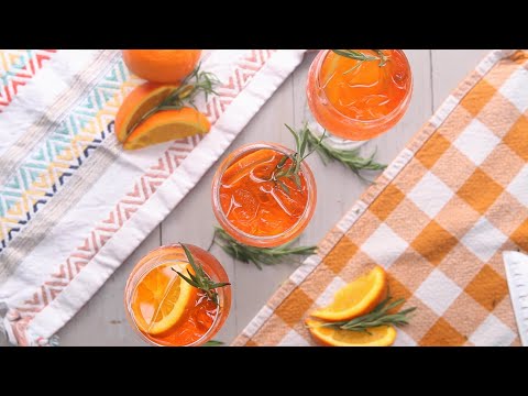 Rosemary Aperol Spritz For One or For A Crowd ? Tasty