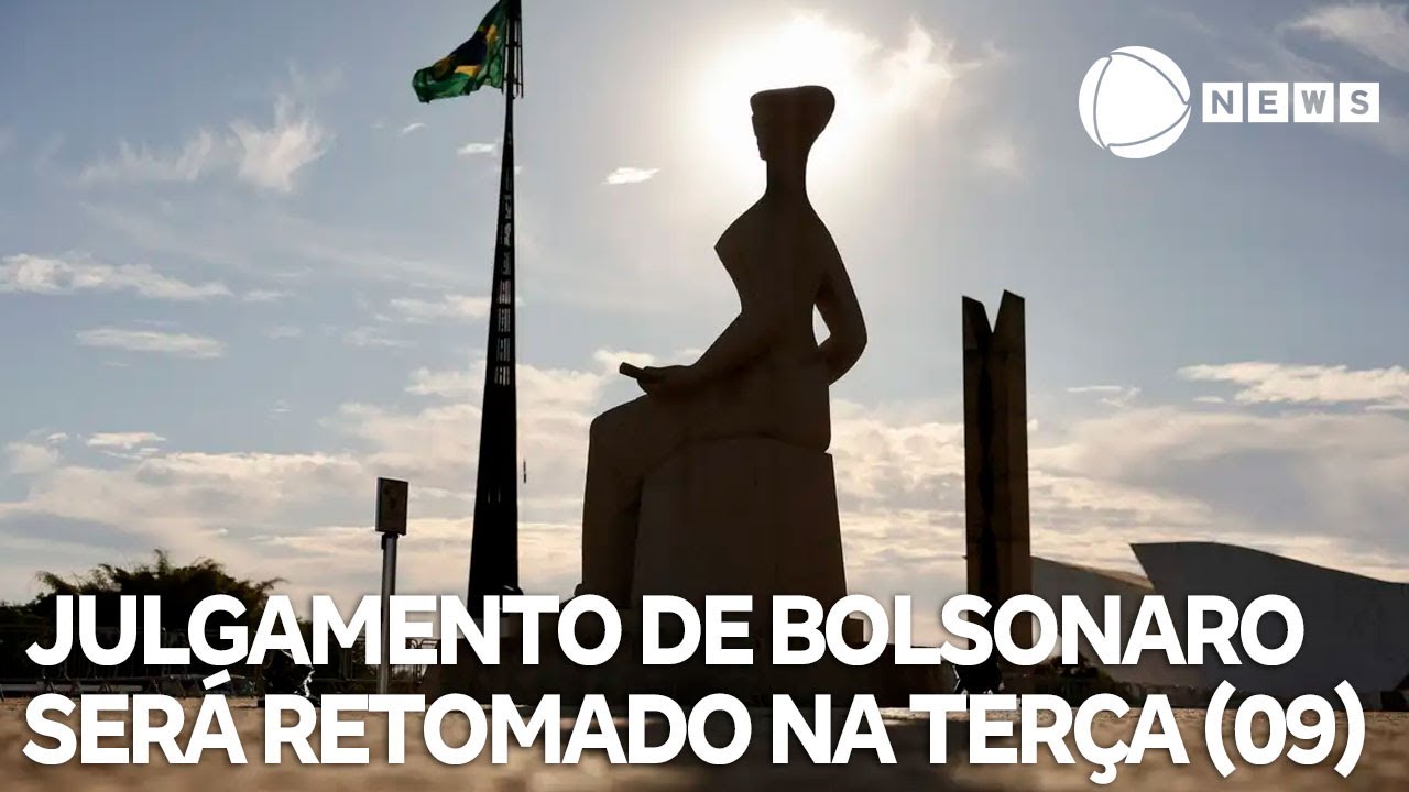 Julgamento do ex presidente Jair Bolsonaro será retomado terça feira 09