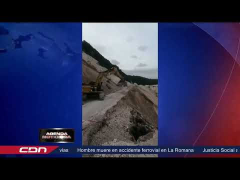 Obras Públicas cierra tránsito en tramo El Derrumbao, en carretera Barahona- Enriquillo