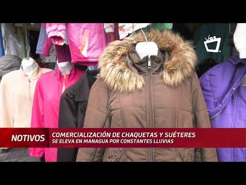 Comercialización de chaquetas y suéteres se elevan en Managua