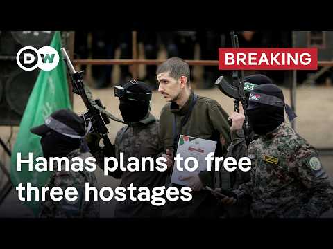 Hamas says will free Israeli hostages as planned | DW News
