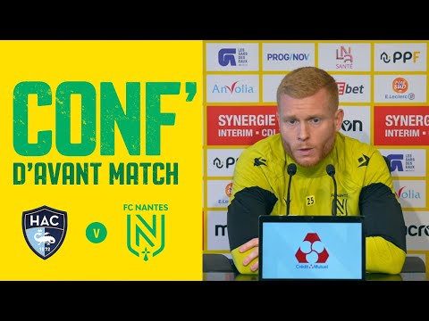 Florent Mollet avant Le Havre AC - FC Nantes