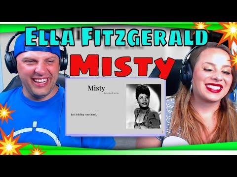 reaction to Misty - Ella Fitzgerald (Lyrics) THE WOLF HUNTERZ REACTIONS