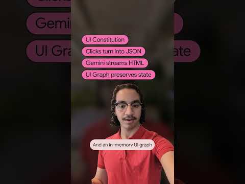 An AI that builds its own user interface