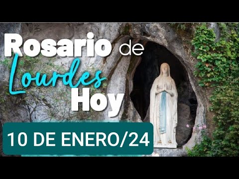 ? ROSARIO DE LOURDES HOY MIÉRCOLES 10 DE ENERO/24. MISTERIOS GLORIOSOS ?