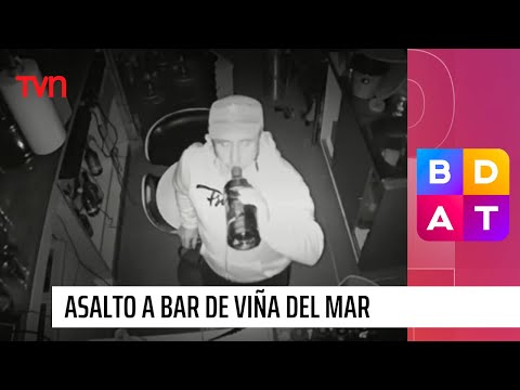 Delincuente aprovechó de beber alcohol durante asalto a bar de Viña del Mar | BDAT