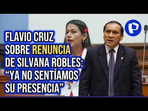 Flavio Cruz sobre renuncia de Silvana Robles: Ya no sentíamos su presencia