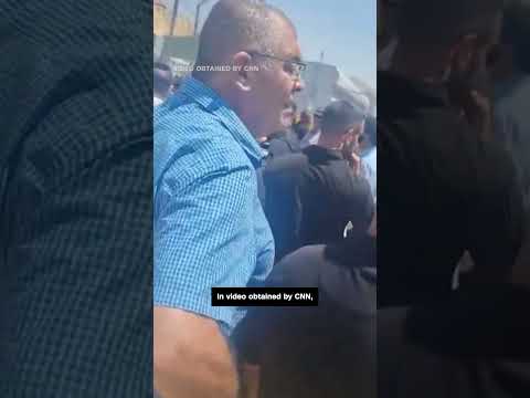 Residents berate Israeli official at site of deadly rocket attack #cnn #news