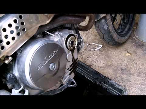 Honda xr600 oil change #6